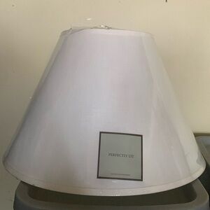 New Restoration‎ Hardware perfectly lit lampshade white